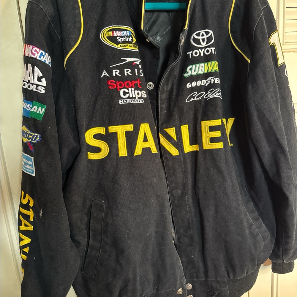 Stanley Black and Yellow Racing Jacket - Picture 2 of 8